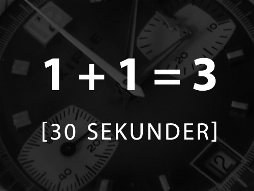 1 + 1 = 3 [30 sekunder]